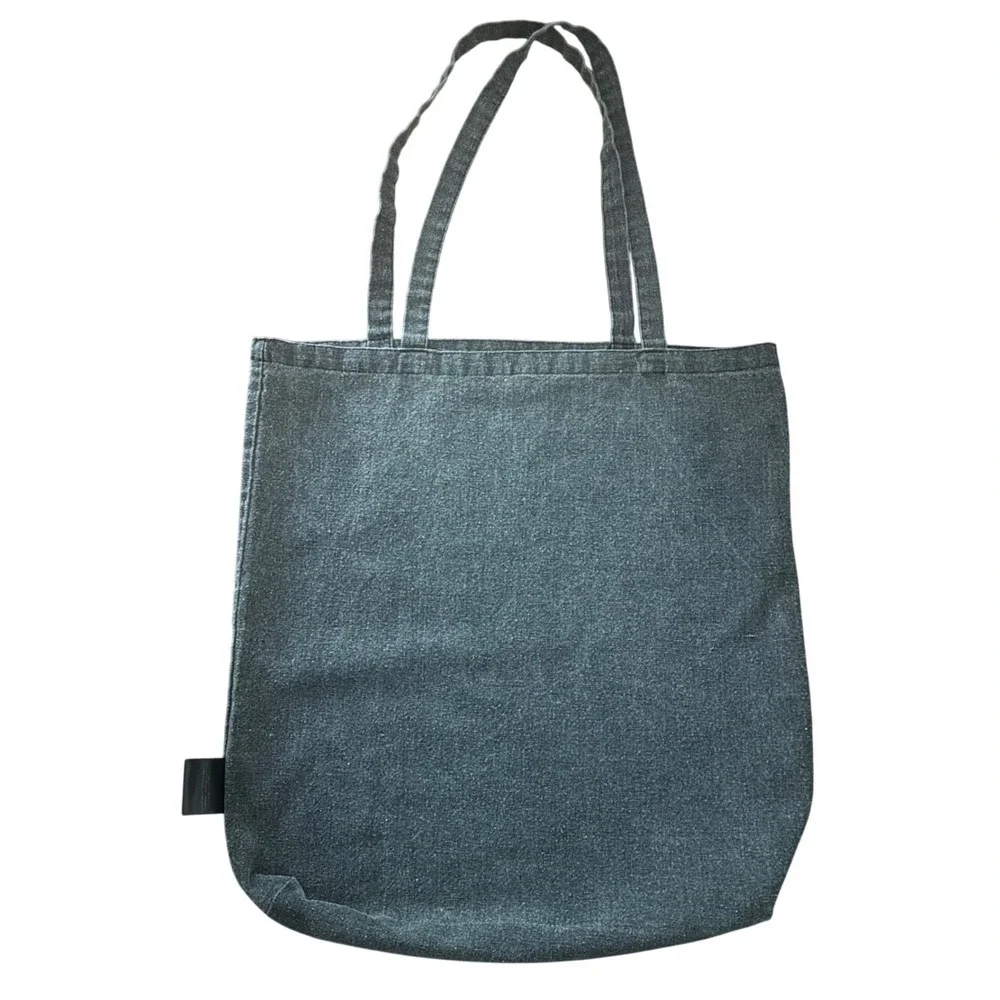 Harry Potter Tote Bag Gray Canvas Reusable Shoulder Bag Bookish Sustainable